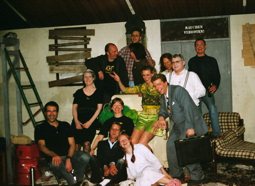 Älteres Gruppenfoto des Kattenberger Hoftheaters